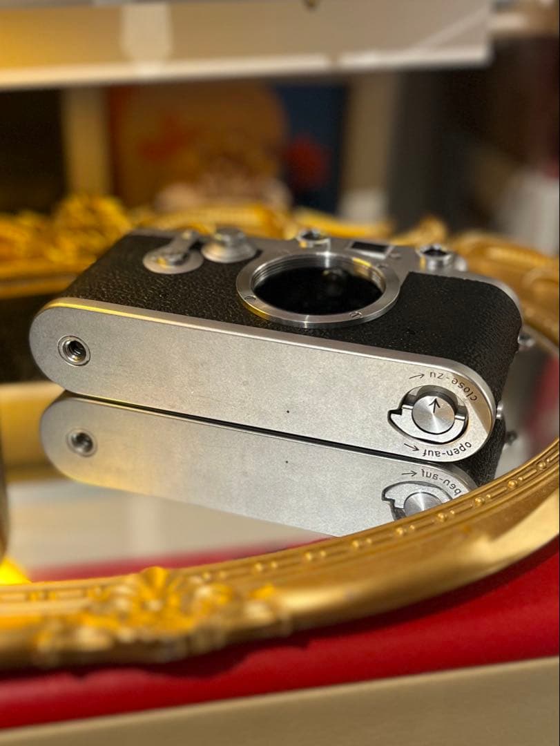 Leica Ⅲf バルナックライカ セルフタイマー 革ケース付き