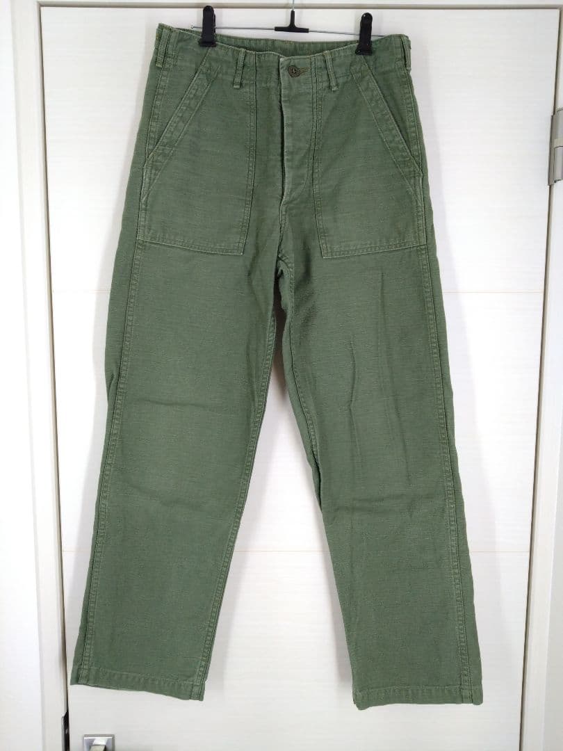 orSlow ファティーグパンツ 日本製 オリーブ ベイカーパンツ ミリタリー