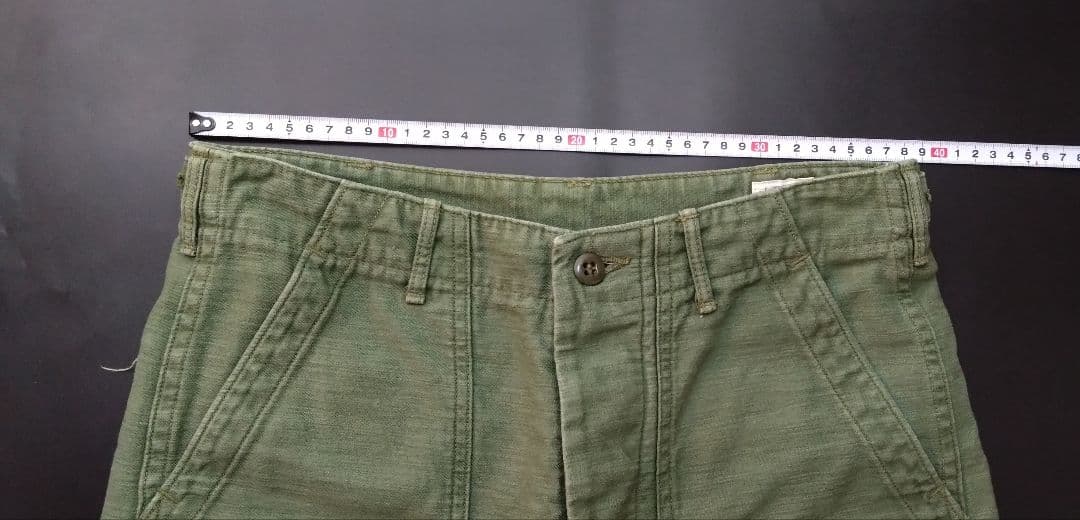 orSlow ファティーグパンツ 日本製 オリーブ ベイカーパンツ ミリタリー