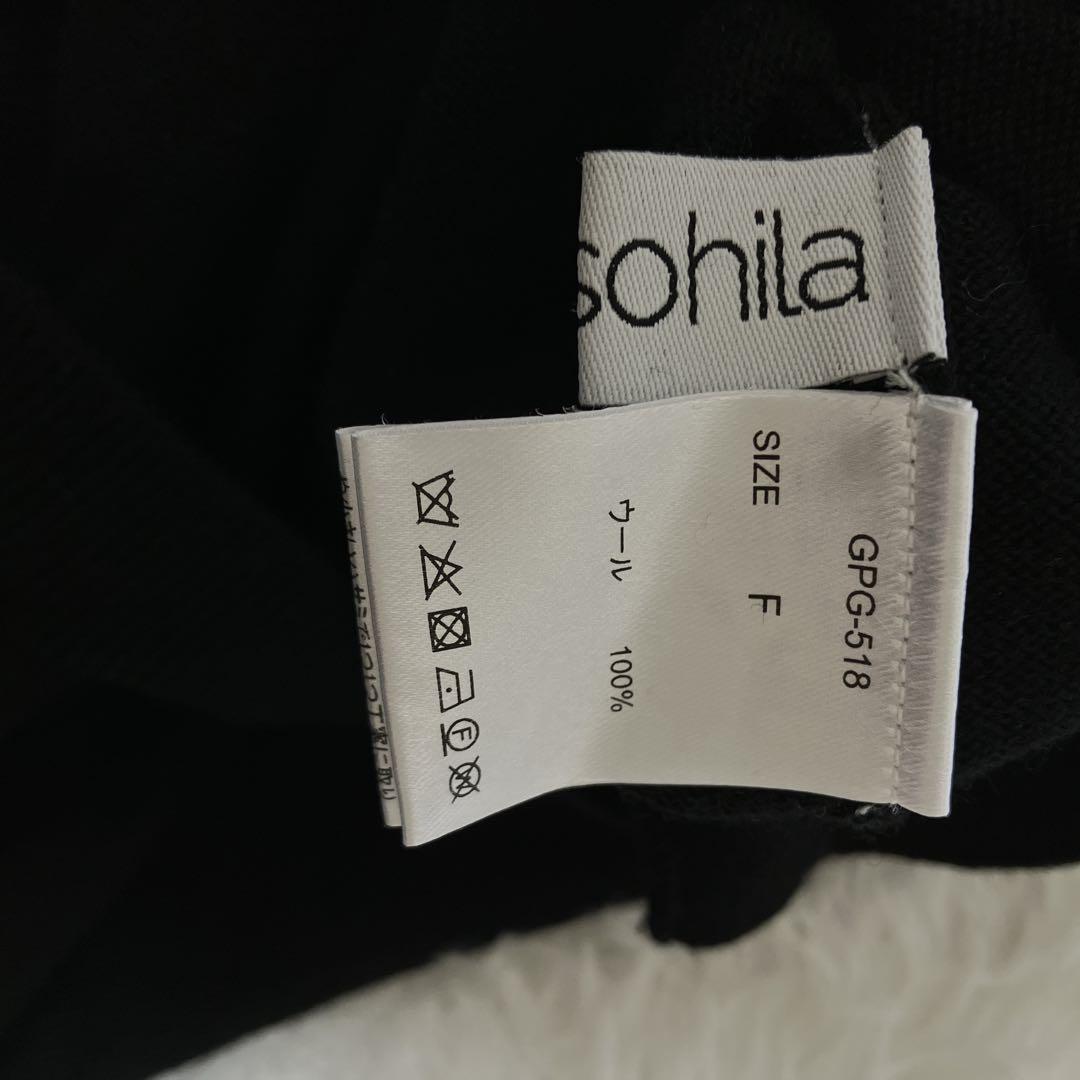 美品✨gypsohila ジプソフィア ニットポロ 2024AW ブラック