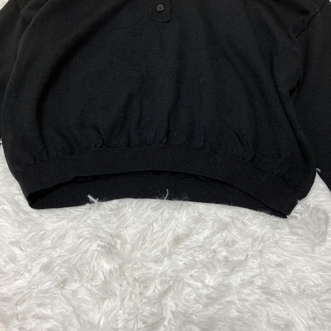 美品✨gypsohila ジプソフィア ニットポロ 2024AW ブラック