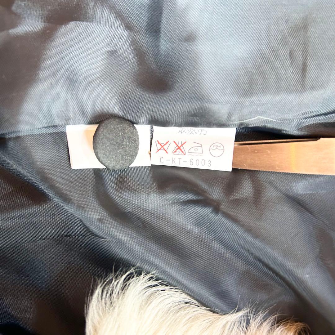 【極美品✨️希少カラー】カネボウシルク 高級 ミンク ラム コート毛皮 XL