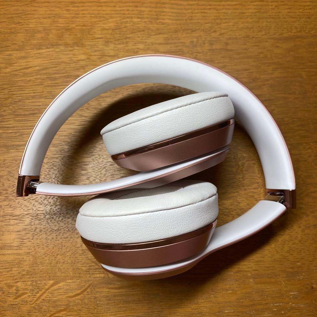 Beats Solo3ワイヤレスヘッドホン ローズゴールド
