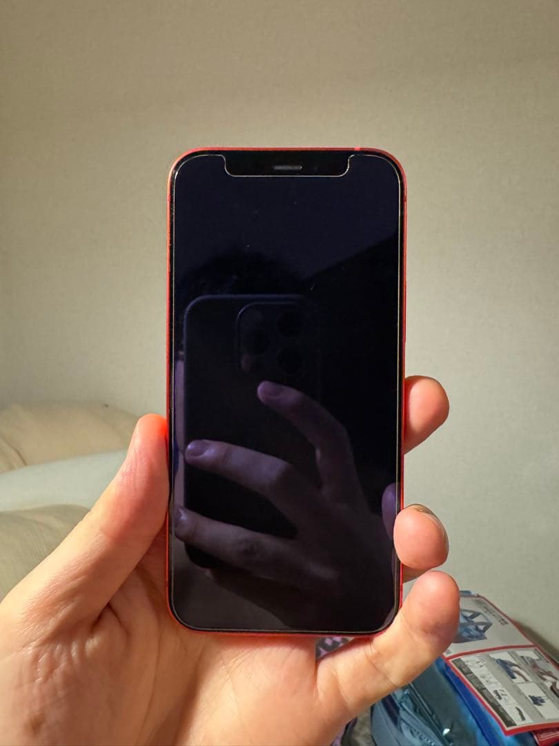 【美品】Apple iPhone 12 mini 128gb RED