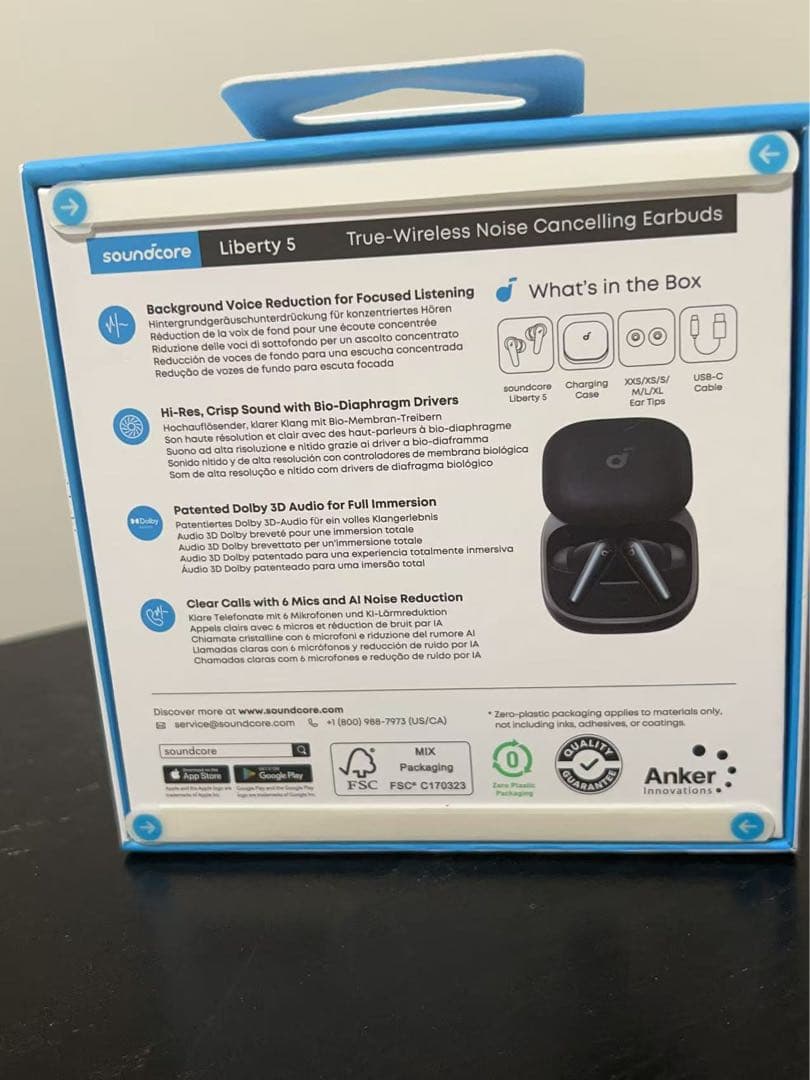 【新品未開封】Anker Soundcore Liberty 5 一年間保証付き