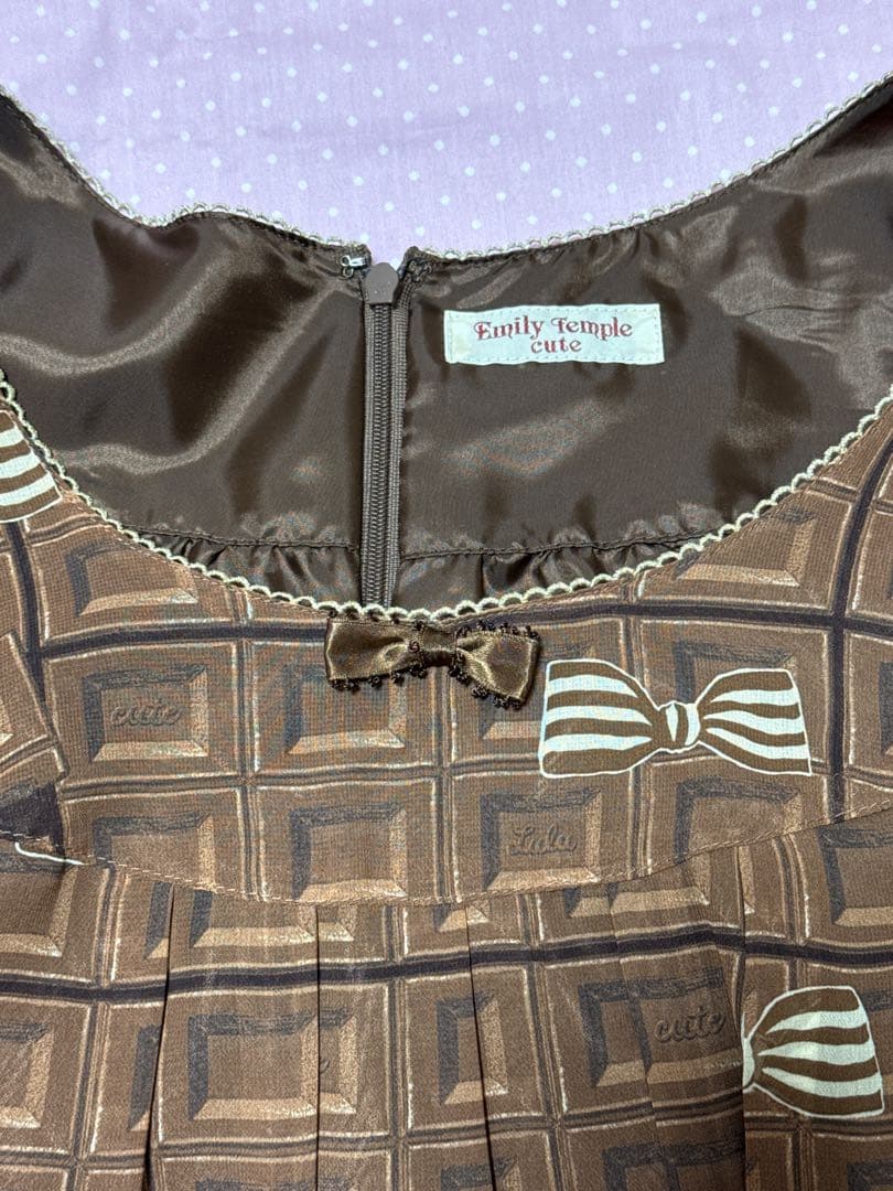 エミリーテンプルキュート チョコリボン ワンピース