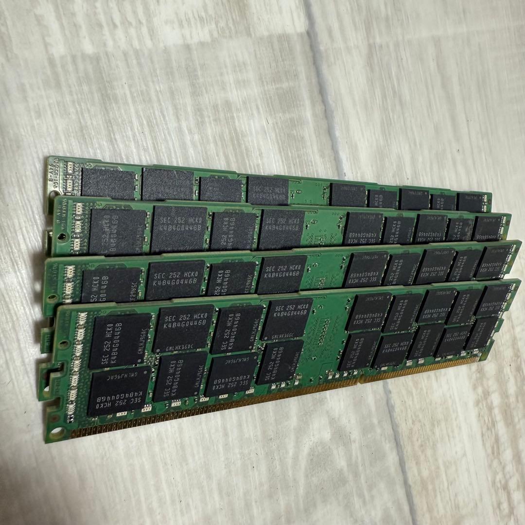 Samsung 16GB DDR3 メモリー PC3-12800 4枚セード
