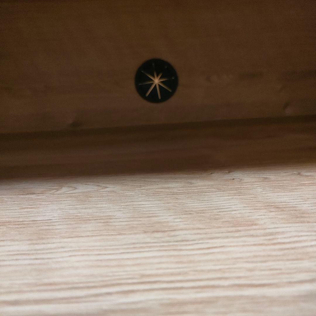 LOWYA ロウヤ リビングボード サイドボード ブラック天板 スチール脚