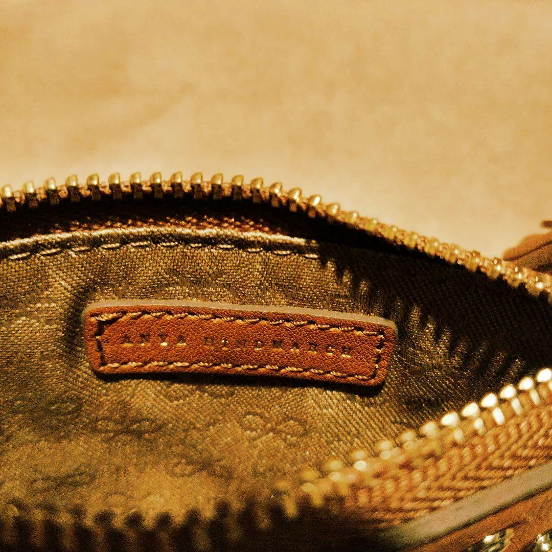 値下げ中！【未使用】アニヤハインドマーチ　ブラウン スタッズ　ケース