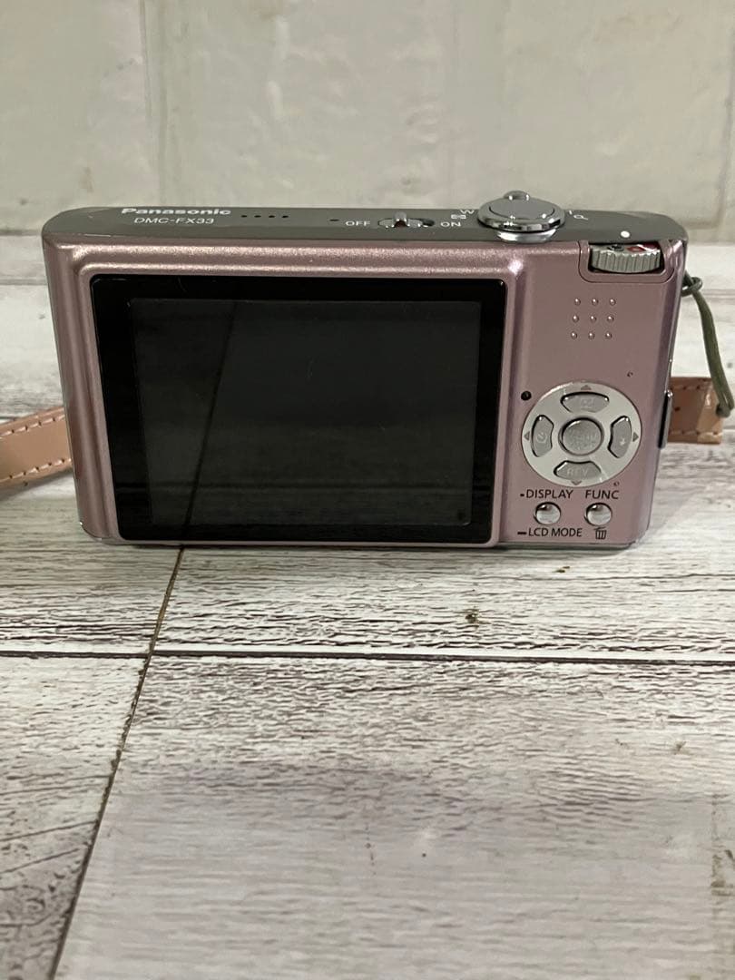 Panasonic DMC-FX33ピンク コンパクトデジタルカメラ