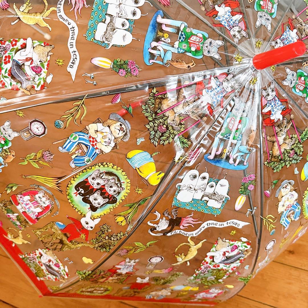 新品 ヒグチユウコ ジャンプ傘 chairs ビニール傘 ボリス雑貨店 こはる