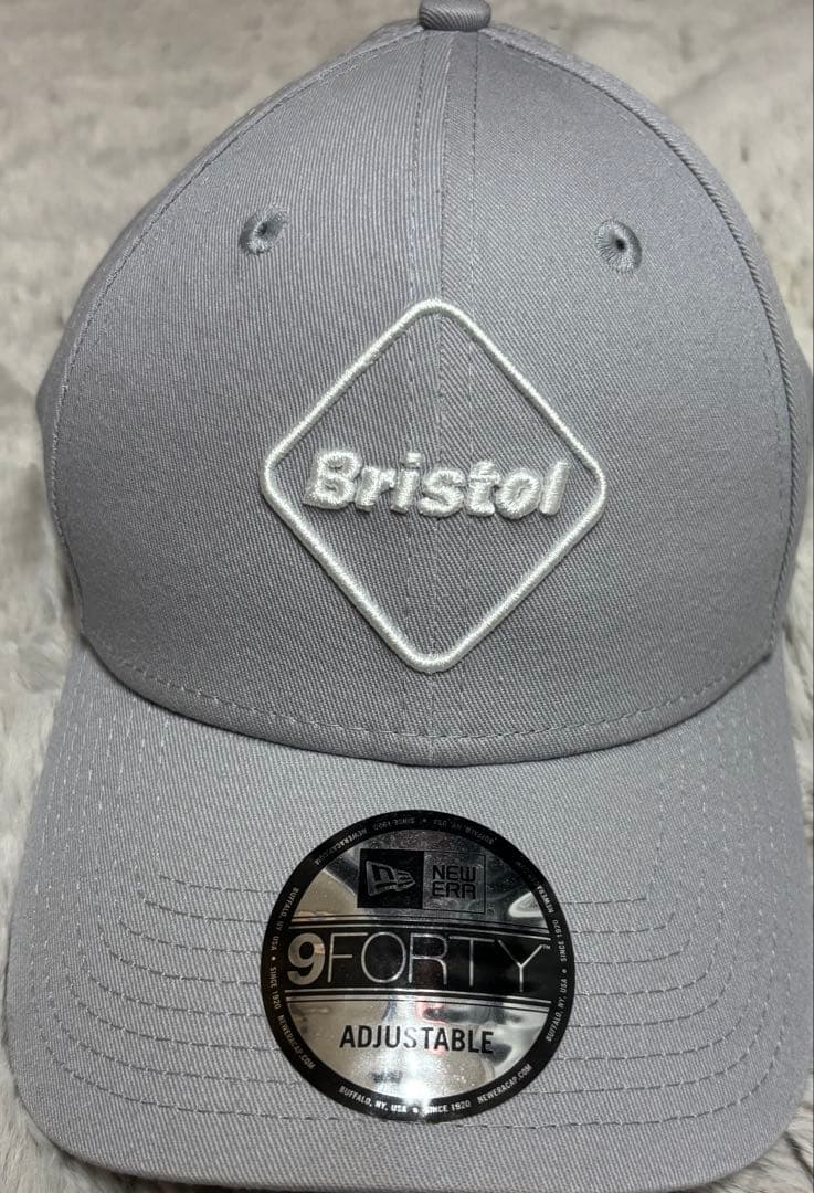 【美品】F.C.R.B. ニューエラ 9FORTY グレー キャップ