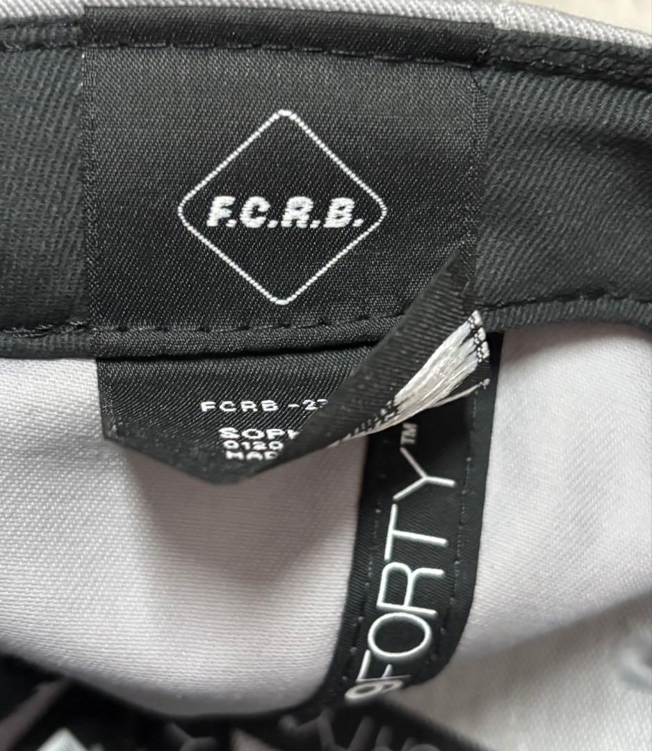【美品】F.C.R.B. ニューエラ 9FORTY グレー キャップ