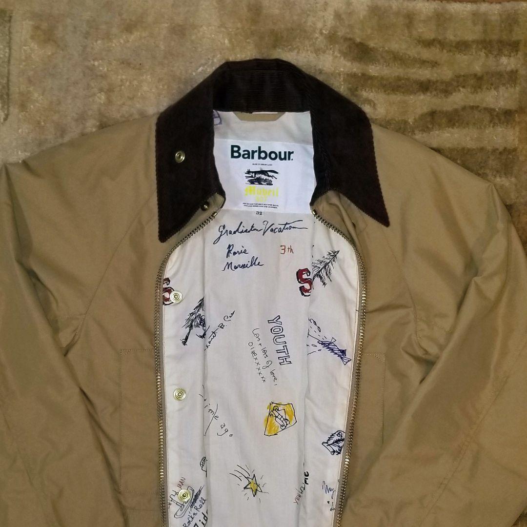 【極美品】MUVEIL Barbourコラボジャケット Beaufort