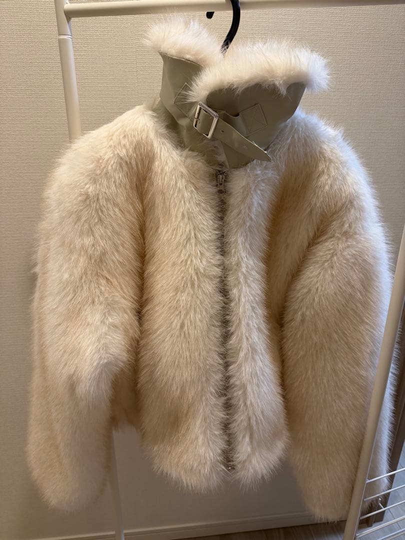 【Maya】jouetie ベルトミドルファーコート