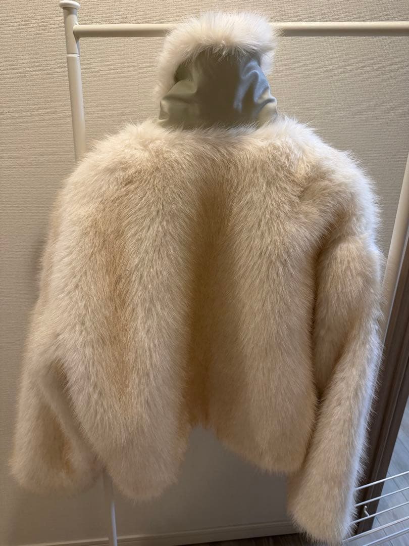 【Maya】jouetie ベルトミドルファーコート