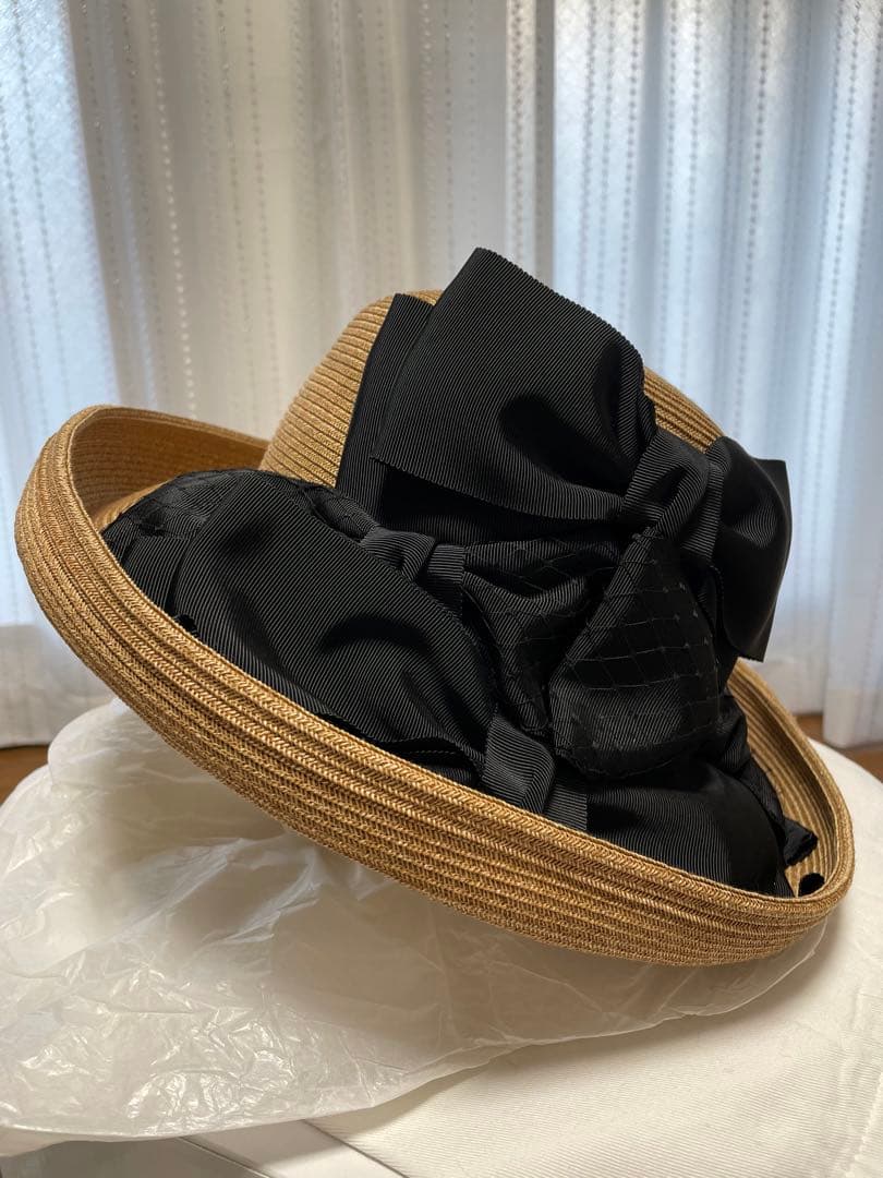 ✨新品未使用品　ビューランス　帽子　ハット ビックリボン