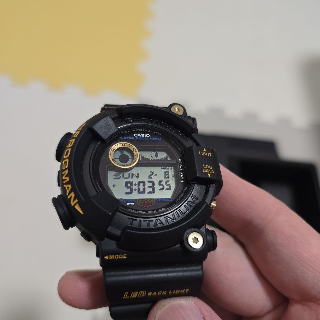G-SHOCK FROGMAN30周年記念 GW-8230B-9AJR 黒金復刻