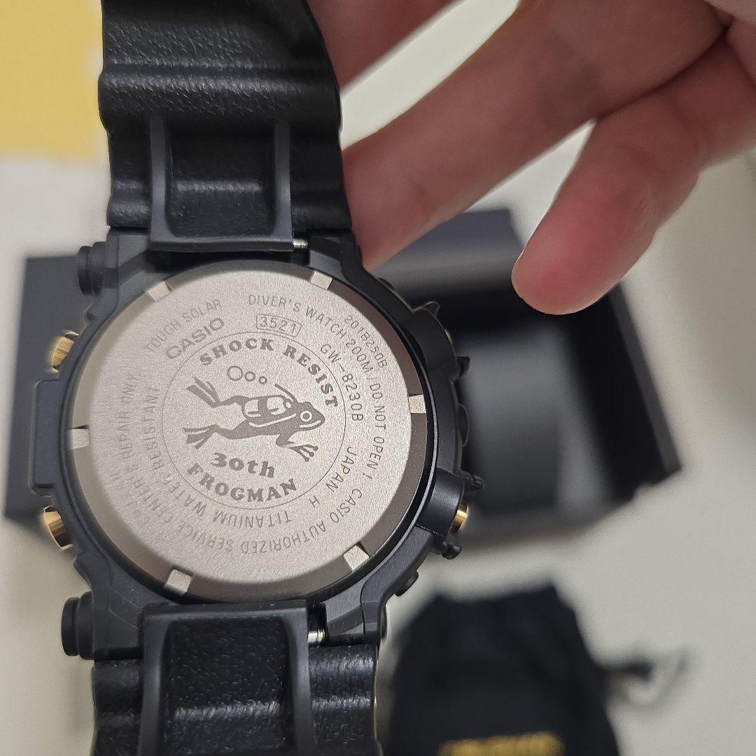 G-SHOCK FROGMAN30周年記念 GW-8230B-9AJR 黒金復刻
