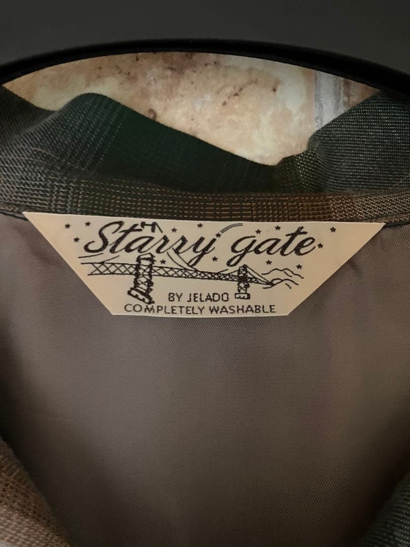 JERADO Starry gate オンブレチェック　レーヨンシャツ