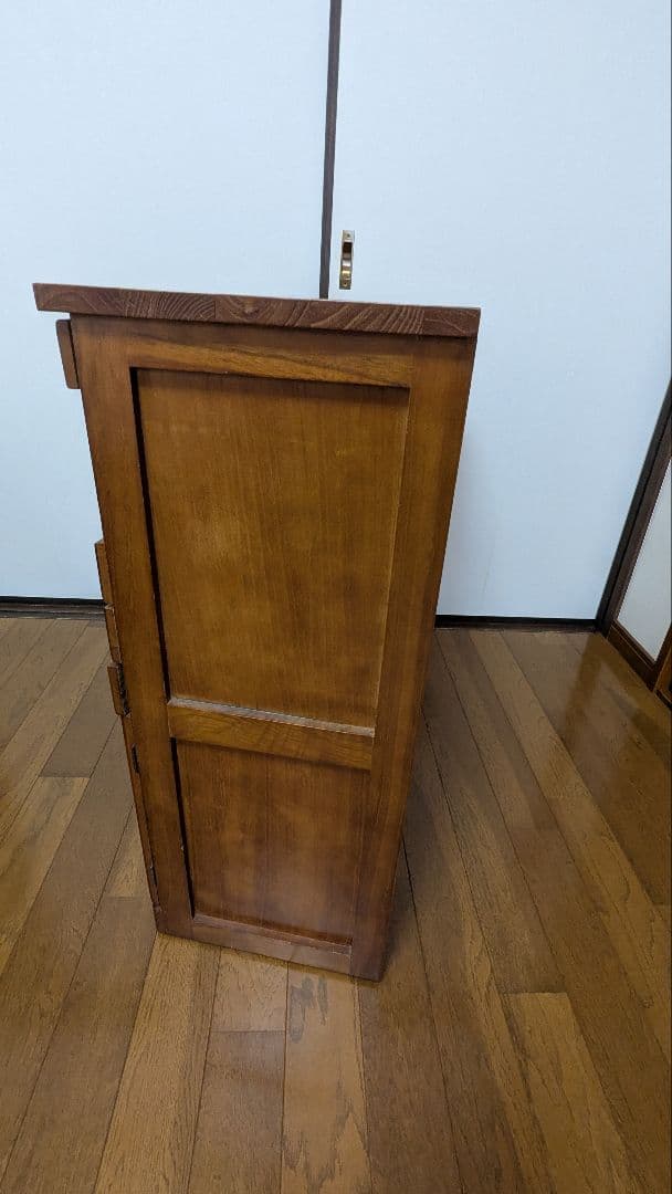 【最終値下げ】キャスター付き木製チェスト　電話台