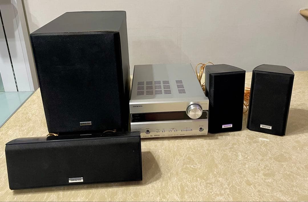 ONKYO製2.1ch ホームシアターシステムBASE-V20HDX ジャンク品