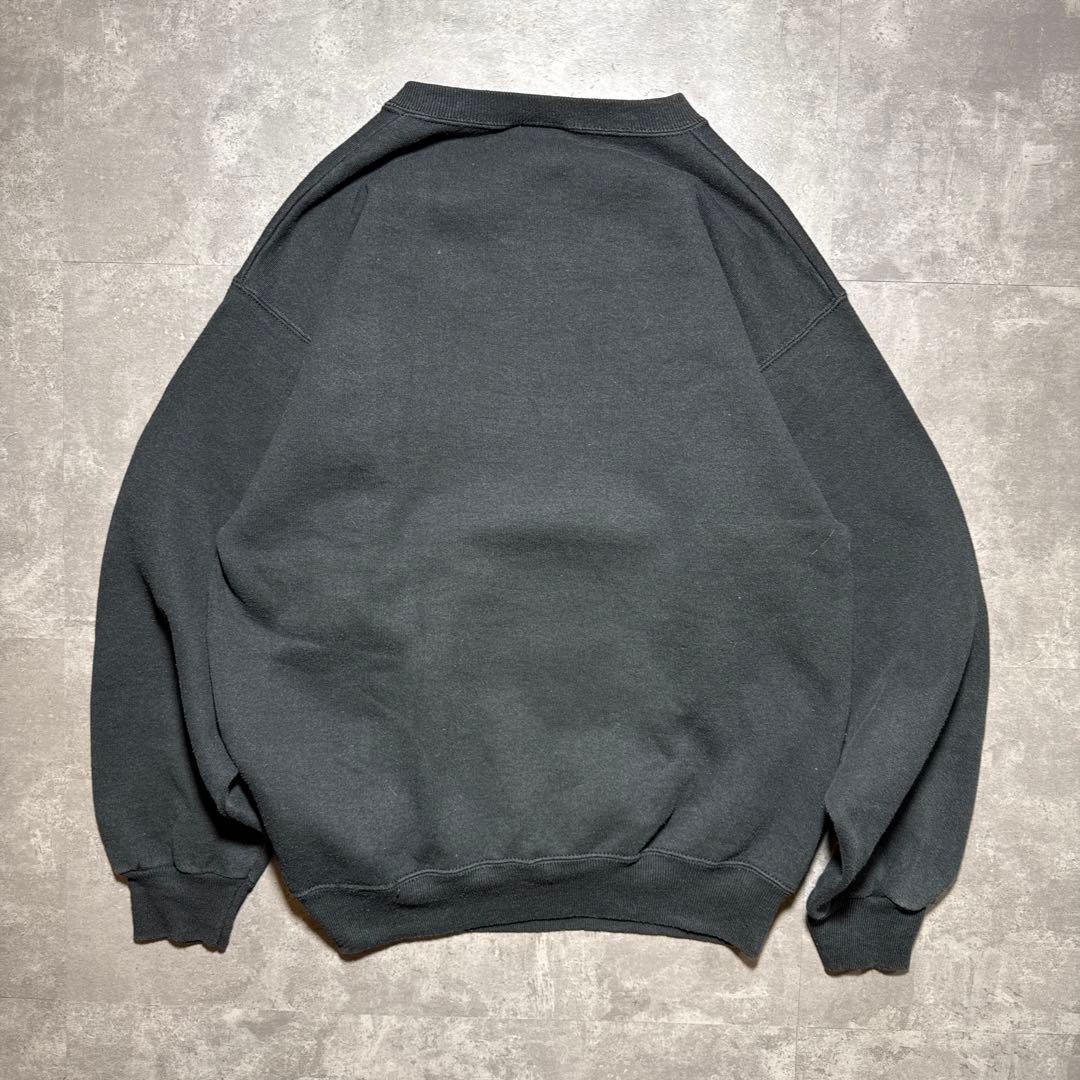 R*1様 90s ヴィンテージ ブラックスウェットLサイズ USA製Hanesボ