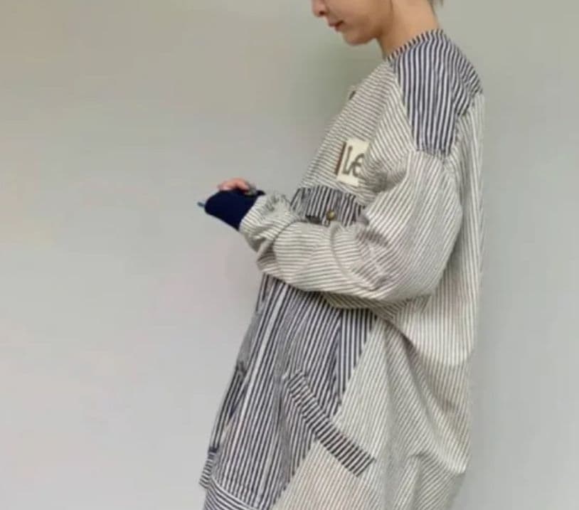 メルシーボークー✕Leeコラボ デニムブルゾン（ヒッコリー、ZUCCa、リー）