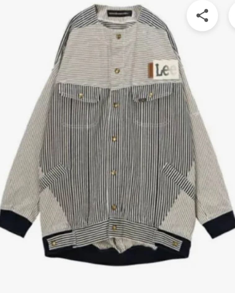 メルシーボークー✕Leeコラボ デニムブルゾン（ヒッコリー、ZUCCa、リー）