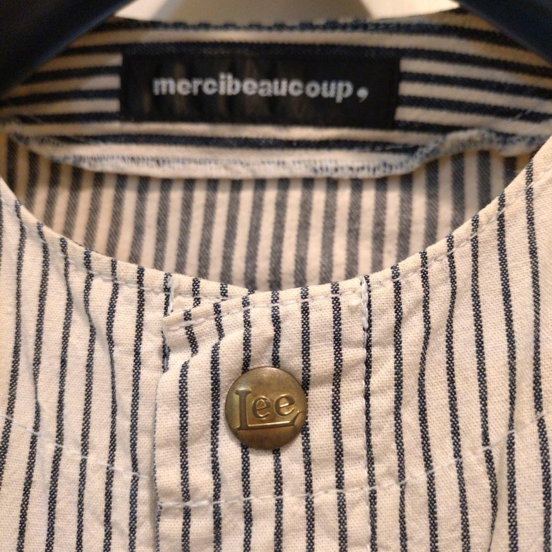 メルシーボークー✕Leeコラボ デニムブルゾン（ヒッコリー、ZUCCa、リー）