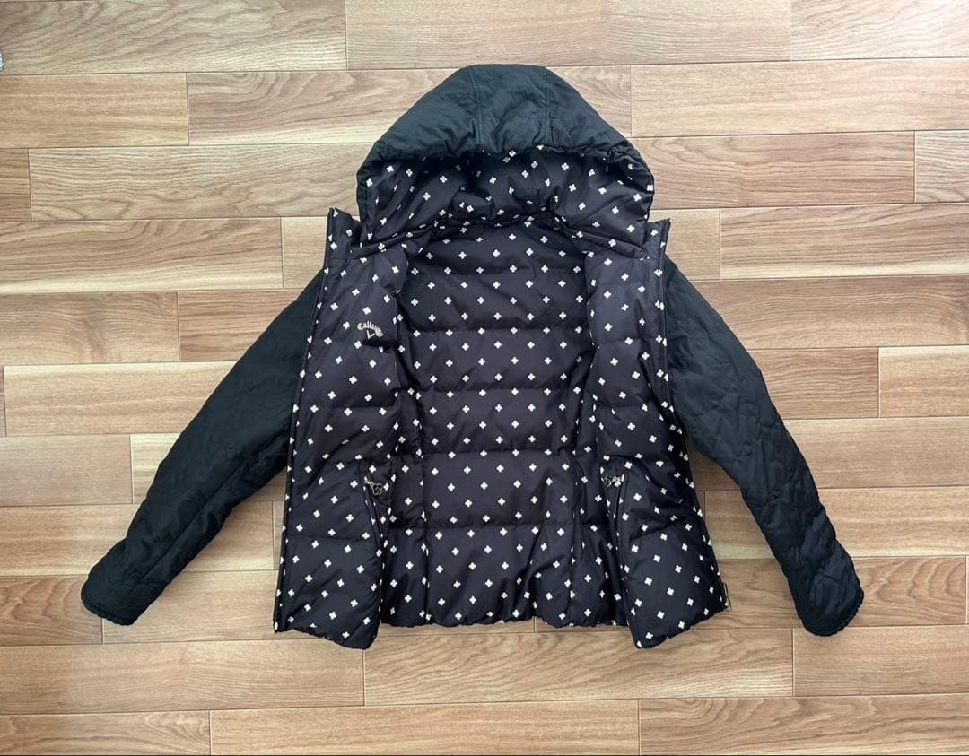 Callaway レディースダウンジャケット ブラック　リバーシブル　美品