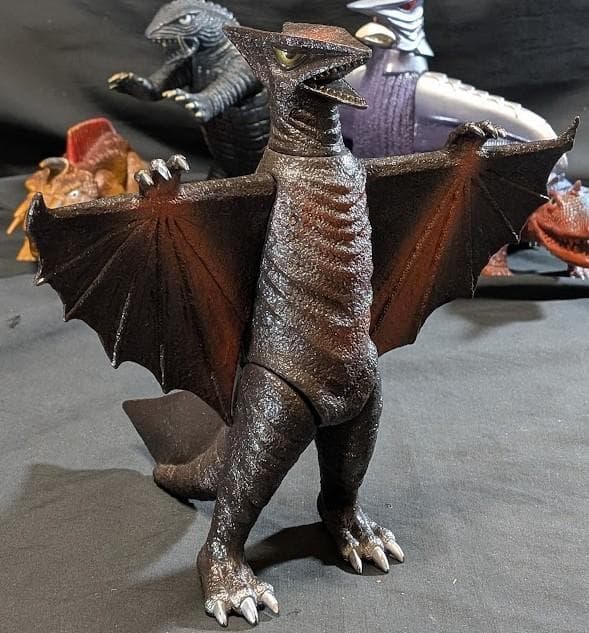 昭和ガメラ＆ギャオス他（バンダイ）ソフビフィギュア５体セット