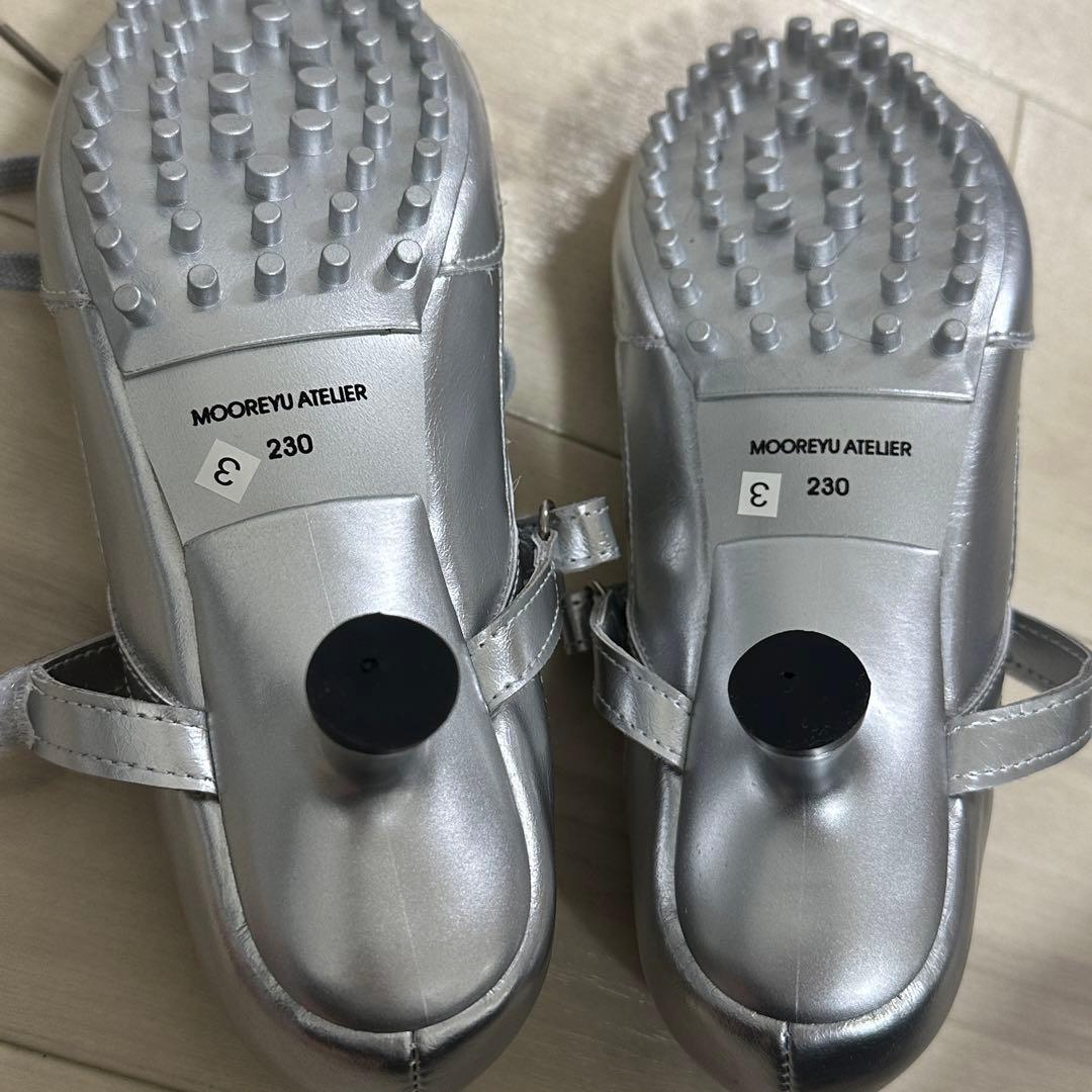 シルバー ミュール ボウリングシュース バレーコア メリージェン 23cm