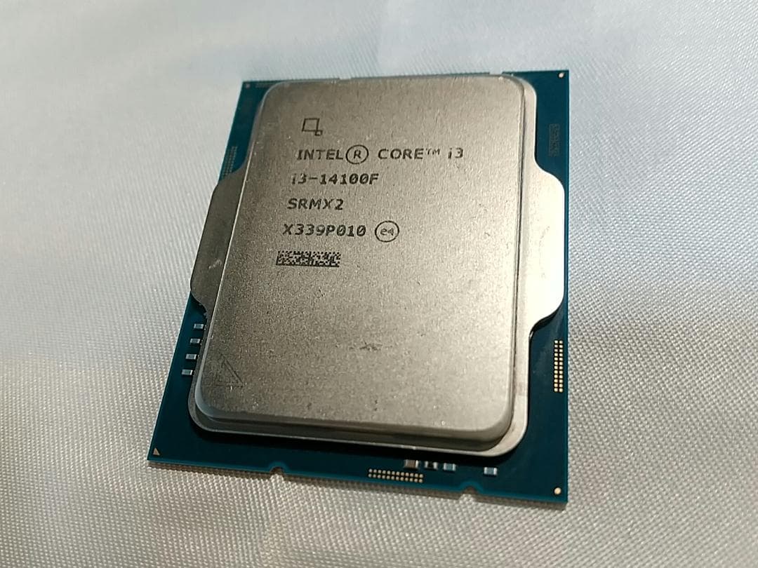 【動作確認済】Intel Core i3-14100F CPU LGA1700