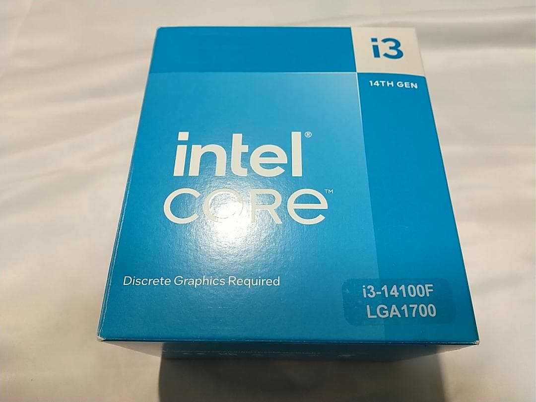 【動作確認済】Intel Core i3-14100F CPU LGA1700
