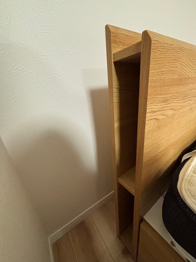 H*P様 『取扱説明書付き』ニトリ収納付きベッド　ダブル