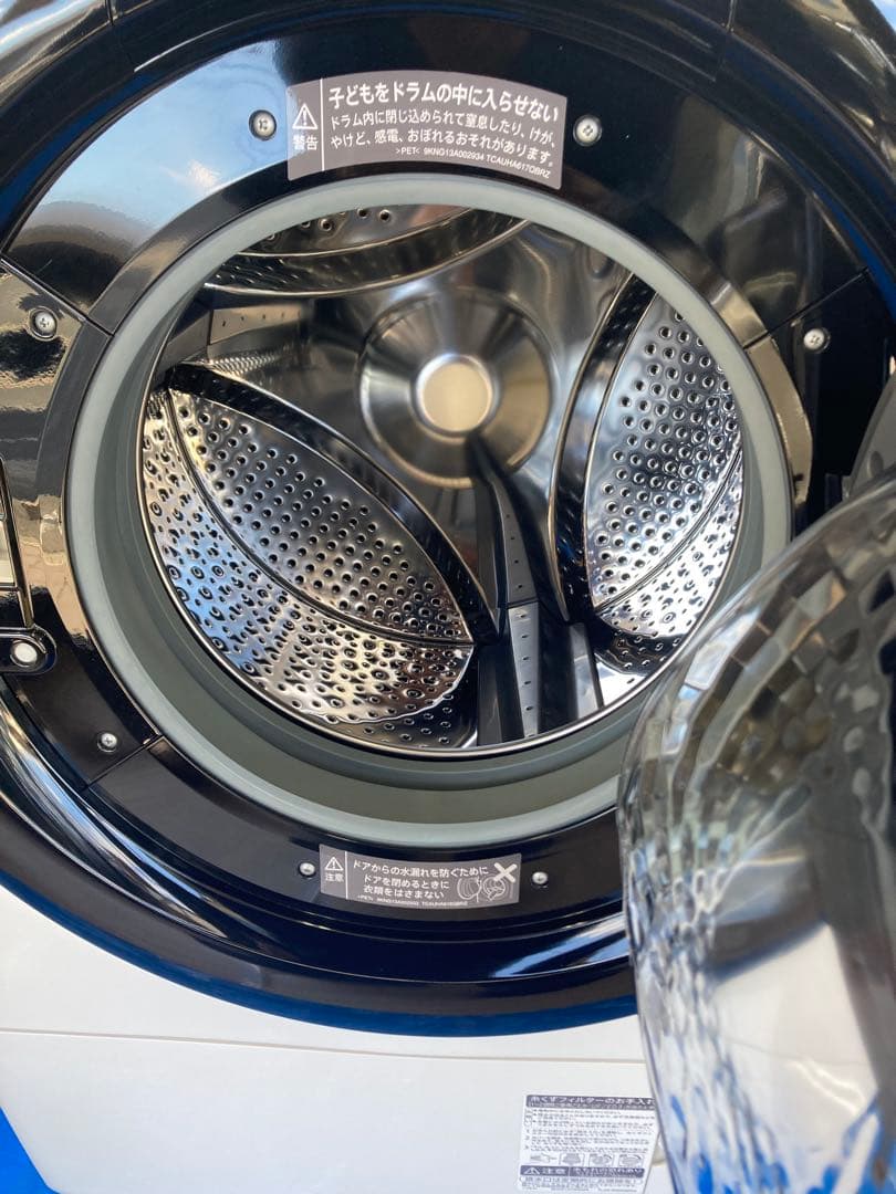 SHARP ドラム式洗濯機 本体 ホワイトES-S7E-WR