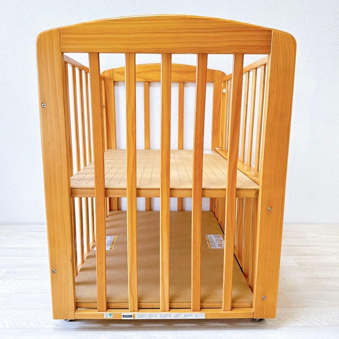 【人気】カトージ KATOJI 木製ベビーベッド　ミニベッド　チャーミー