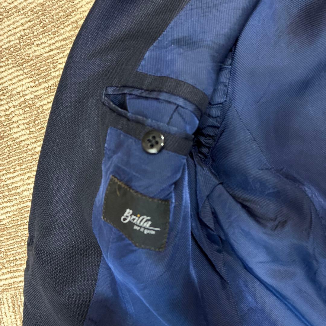 Brilla per il gusto ウールモヘヤ スーツ BEAMS 濃紺