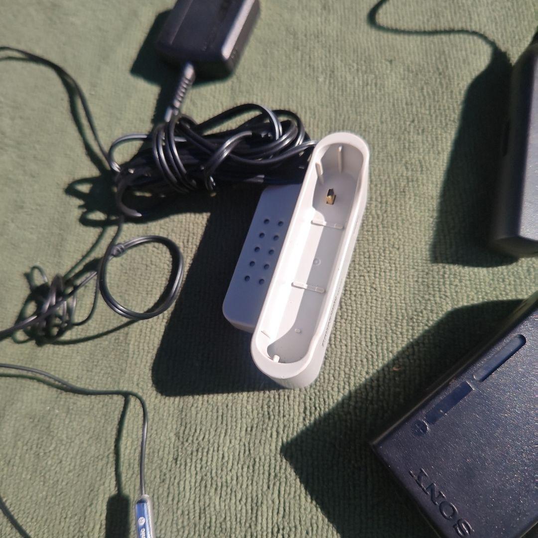 Panasonic ポータブルMDプレーヤー SJ-MJ100-S 充電器セット