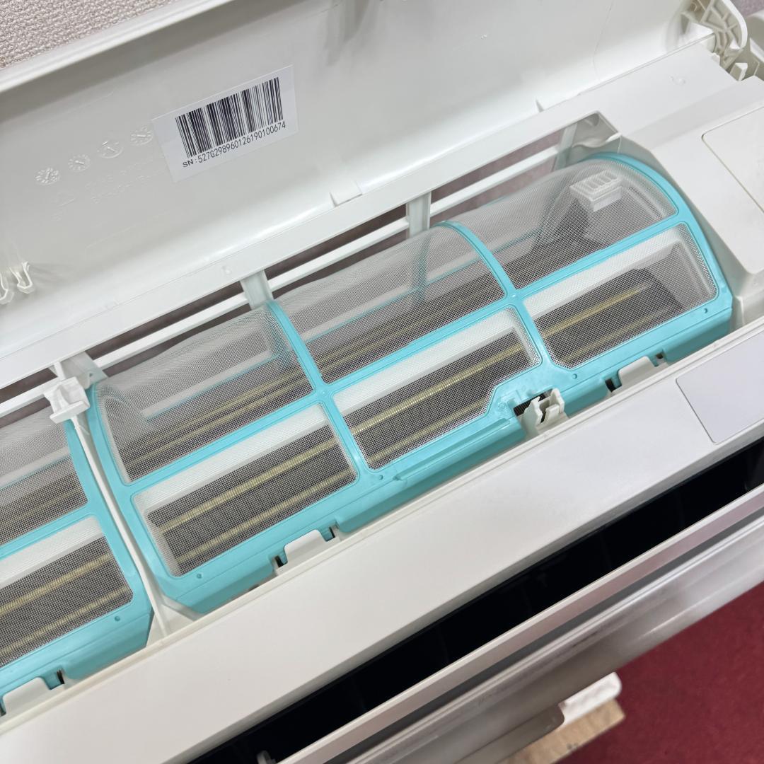 都内23区配送無料　美品東芝2.2kw　2022年製　6畳用　洗浄/除菌済み