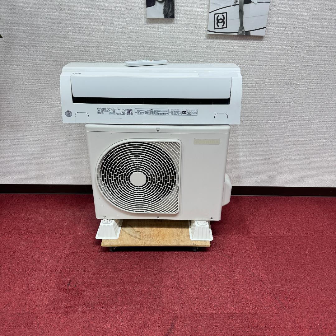 都内23区配送無料　美品東芝2.2kw　2022年製　6畳用　洗浄/除菌済み