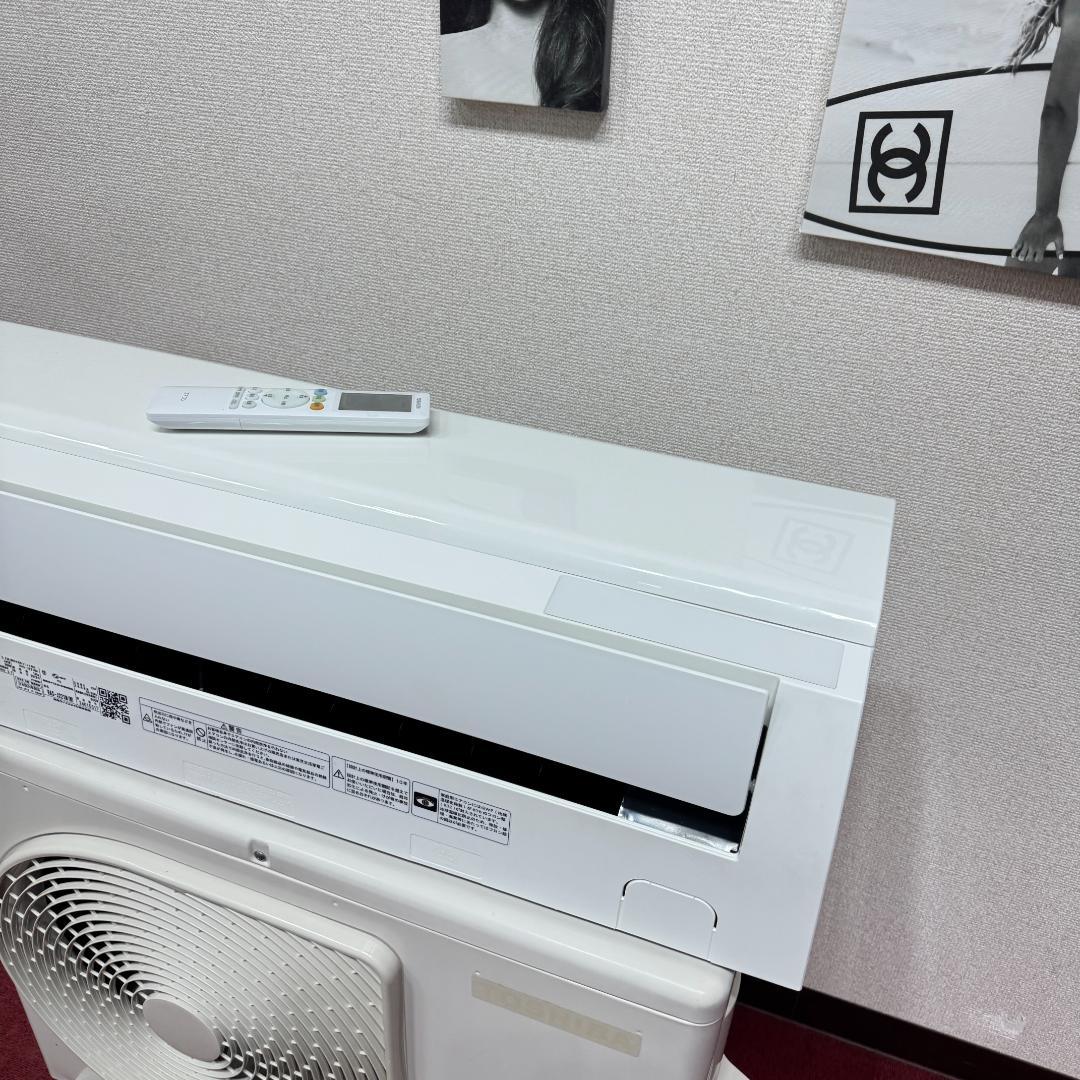 都内23区配送無料　美品東芝2.2kw　2022年製　6畳用　洗浄/除菌済み