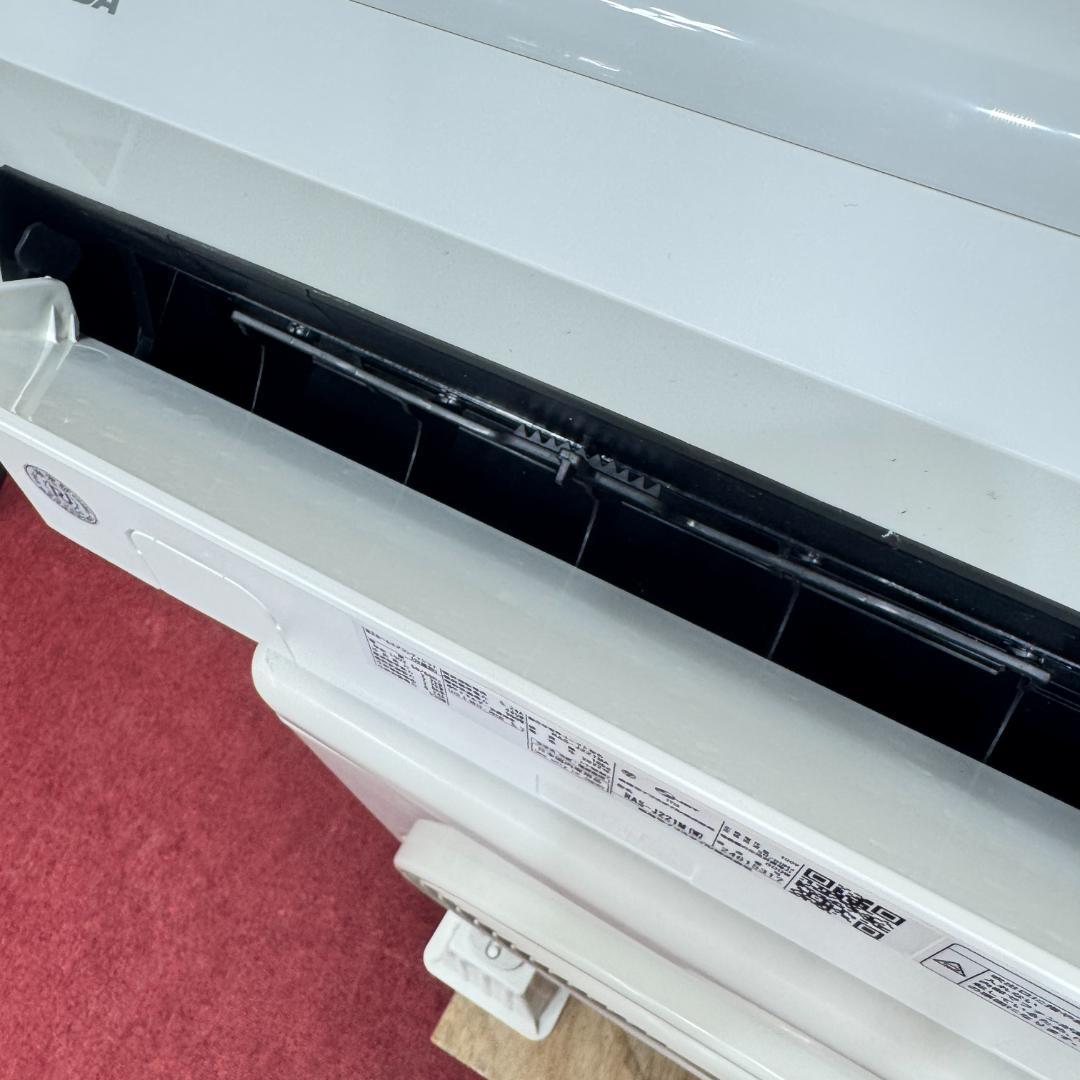 都内23区配送無料　美品東芝2.2kw　2022年製　6畳用　洗浄/除菌済み