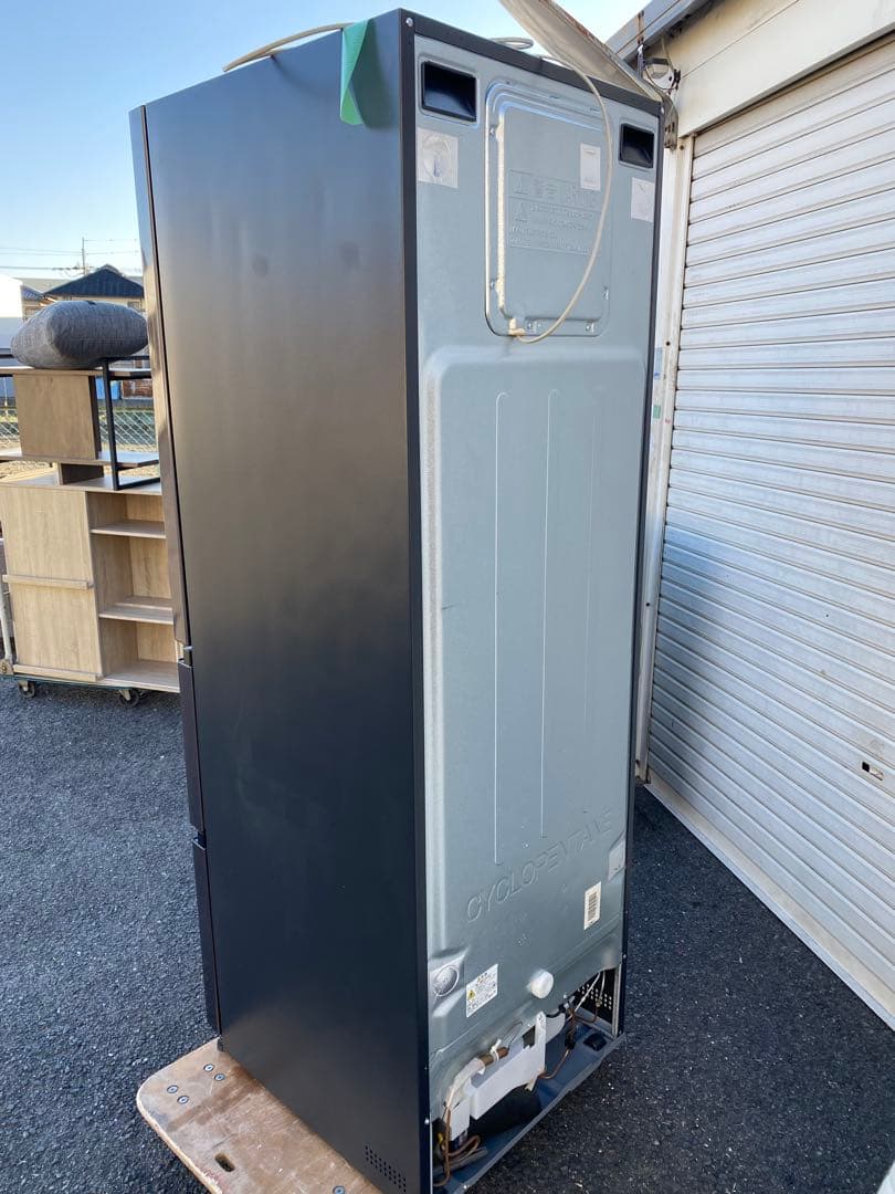 HITACHI ノンフロン冷蔵庫 R-V38NVL(K) 375L