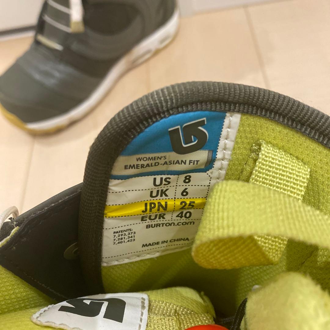 【即日発送_送料無料】BURTON EMERALD-ASIAN FIT 25cm