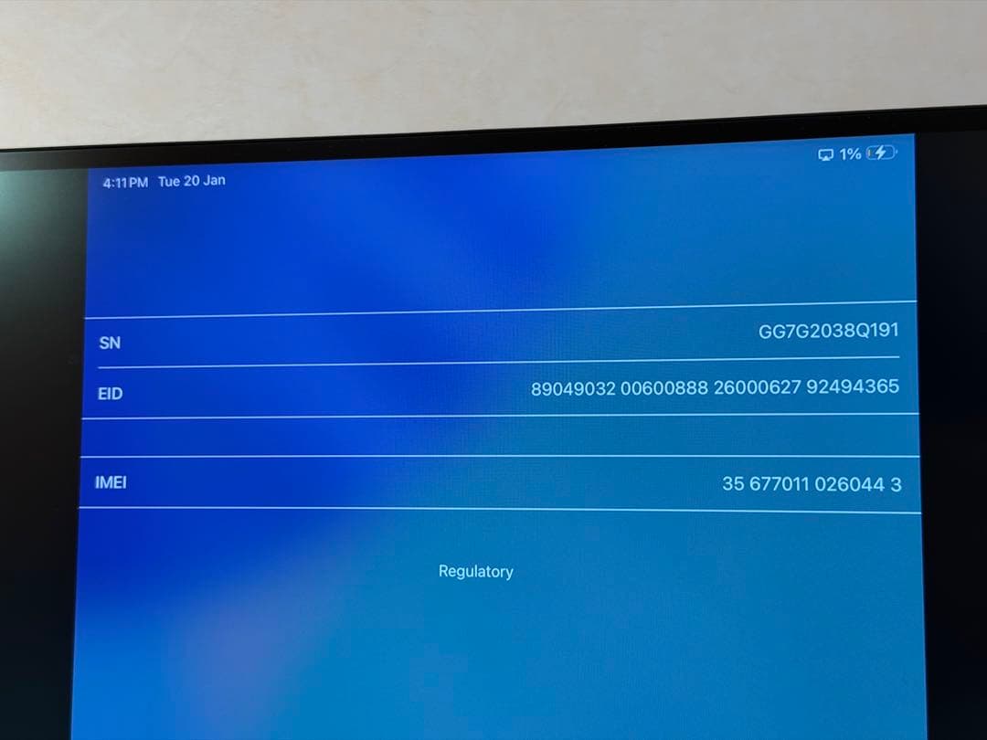 【ジャンク】iPad Air 第4世代 Wi-Fi+Cellular 64GB