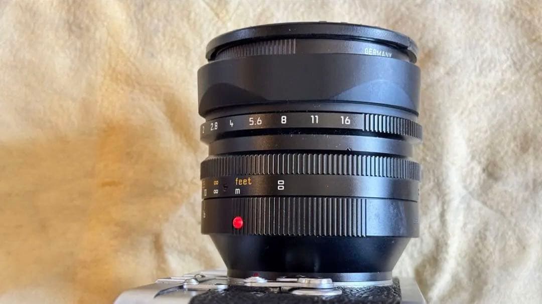 そら豆優遇なしLeica M-ノクティルックス 50mm F1. 純正UV付