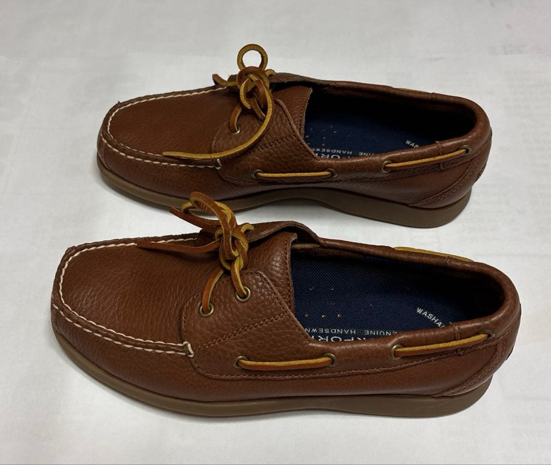 Rockport ブラウン デッキシューズ