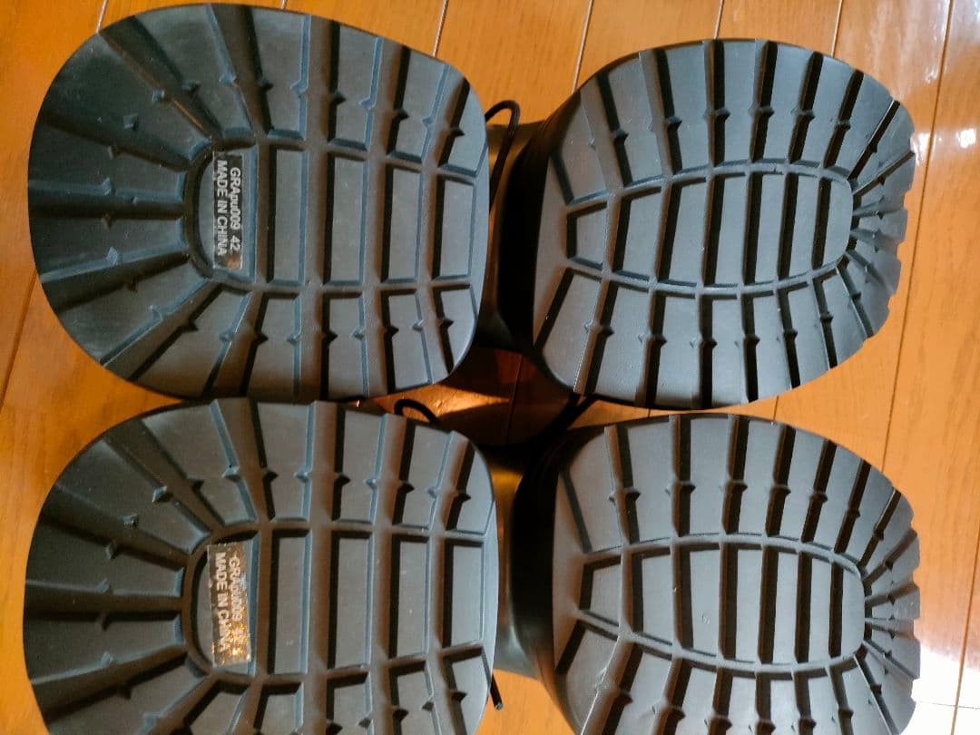 GRANCY ブラック プラットフォームシューズ グランシー 黒26.5